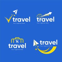 Gratis vector logo collectie reizen