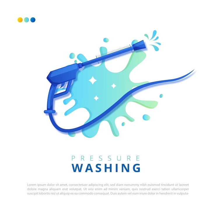 Gratis Vector logo met gradiëntdrukreiniging