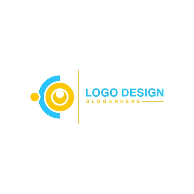 Logo ontwerp combinatie letter c en o gradatie