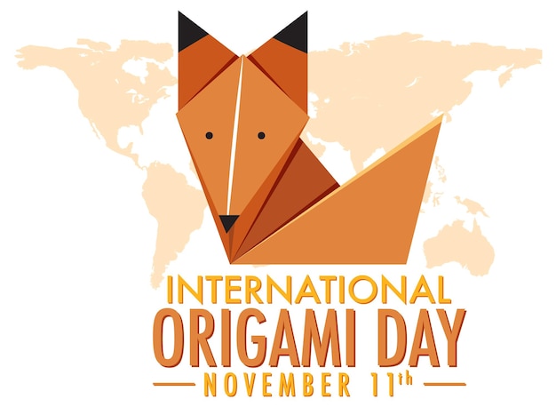 Logo-ontwerp voor internationale origamidag