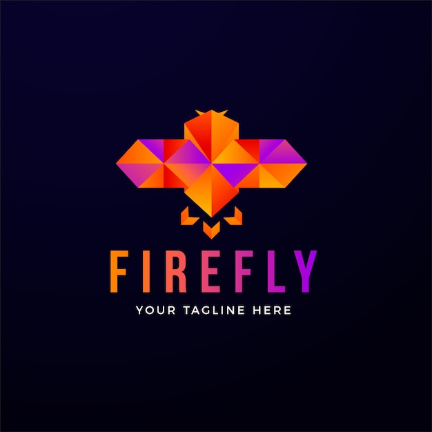 Logo sjabloon voor Firefly-branding