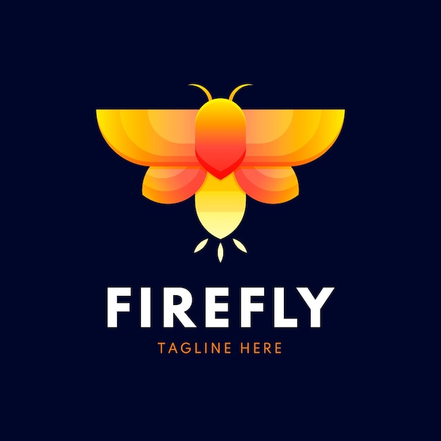 Logo sjabloon voor firefly-branding