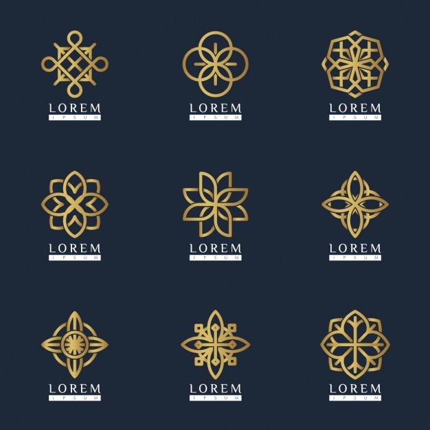 Gratis vector logo templates-collectie