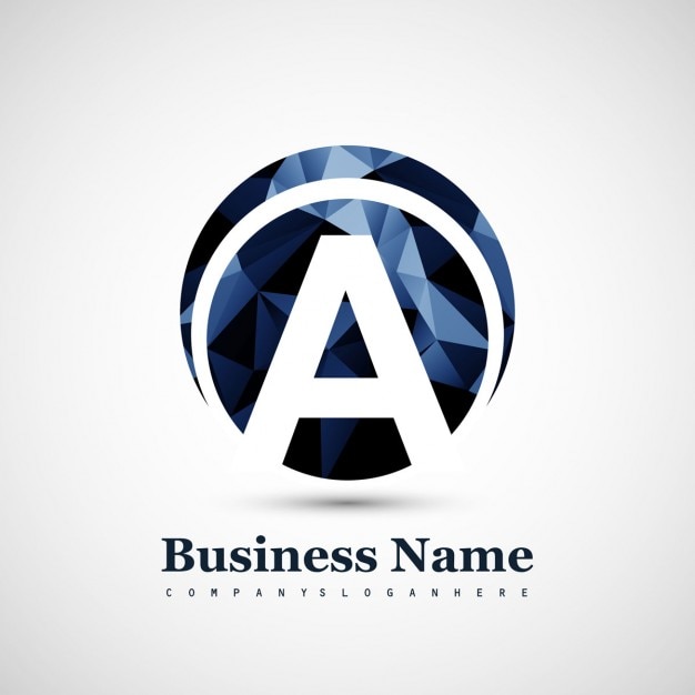 Gratis vector logo van de letter a