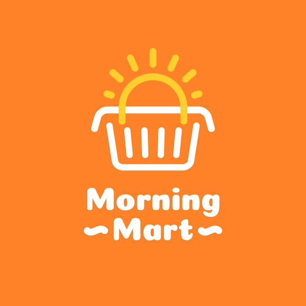 Gratis vector logo van de supermarkt