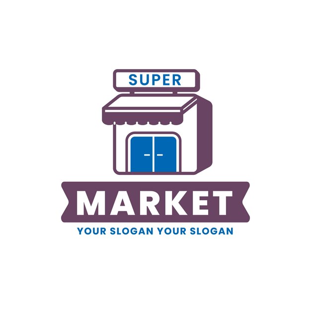 Logo van de supermarkt