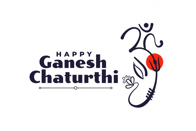 Lord Ganesha Festival van Ganesh Chaturthi