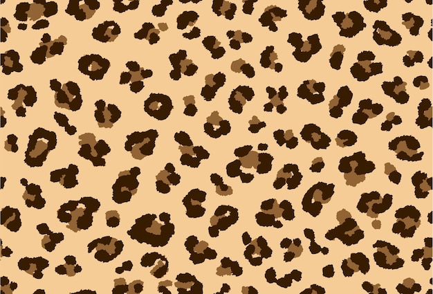 Gratis vector luipaard print textuur achtergrond