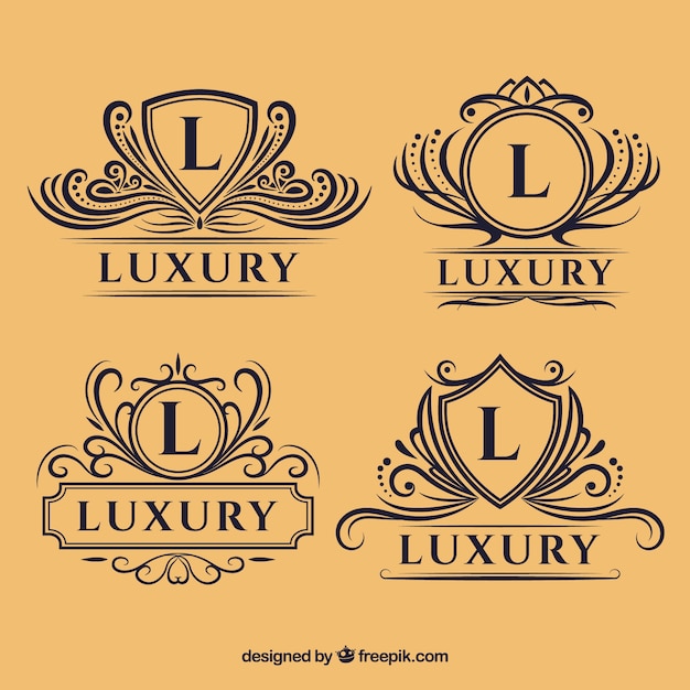 Luxe logo sjabloon