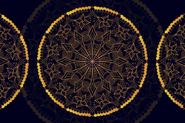 Luxe mandala achtergrond