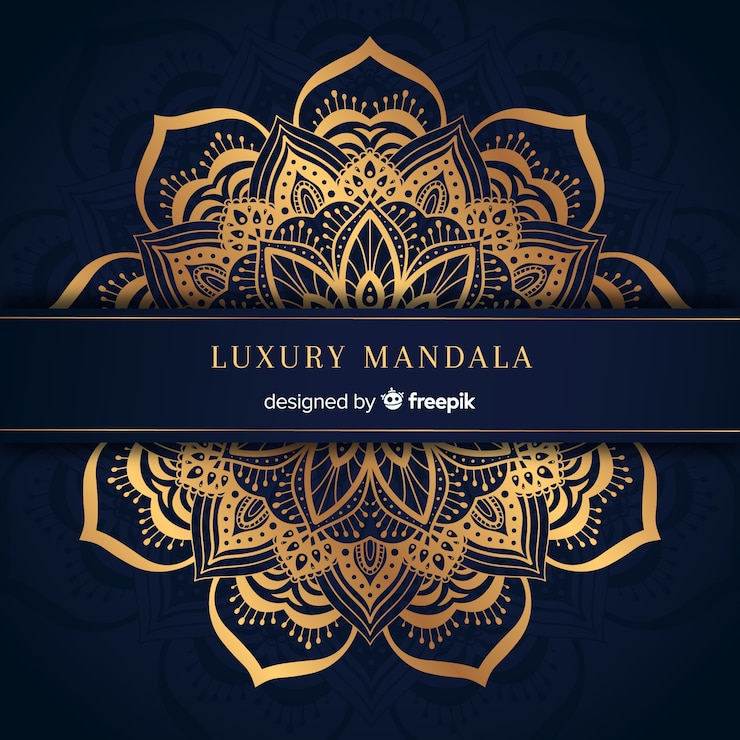 Gratis Vector luxe mandala