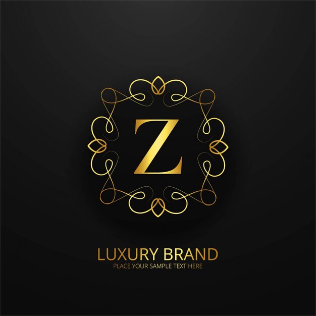 Luxe merk logo achtergrond