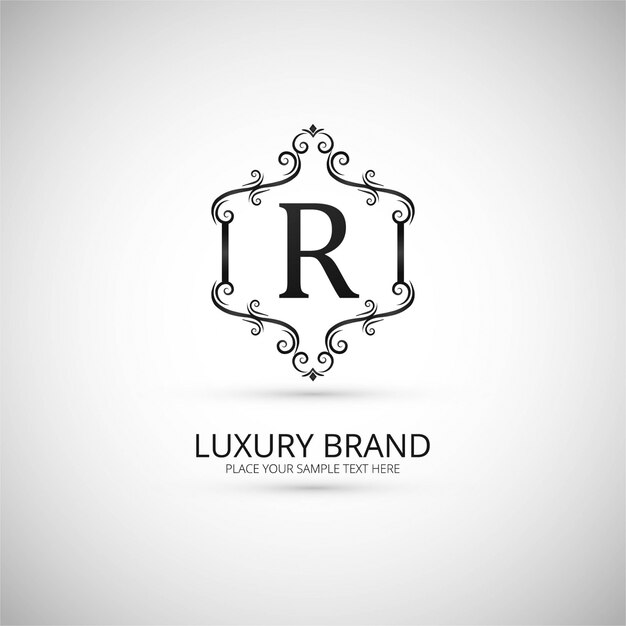 Luxe merk logo achtergrond