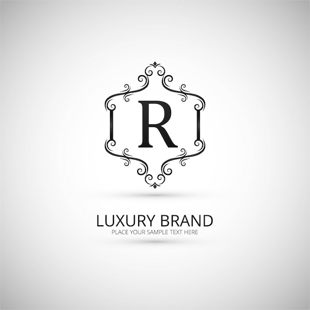 Luxe merk logo achtergrond