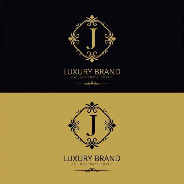 Luxe merk logo achtergrond