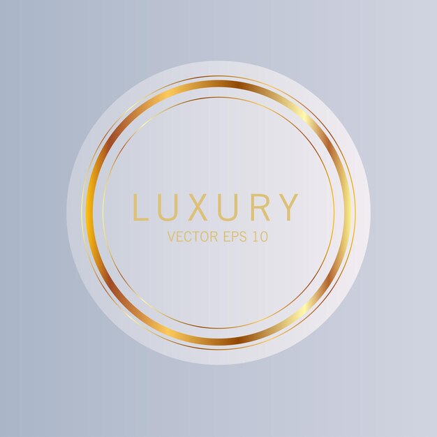 Luxe premium gouden badge labels collectie vectorillustratie