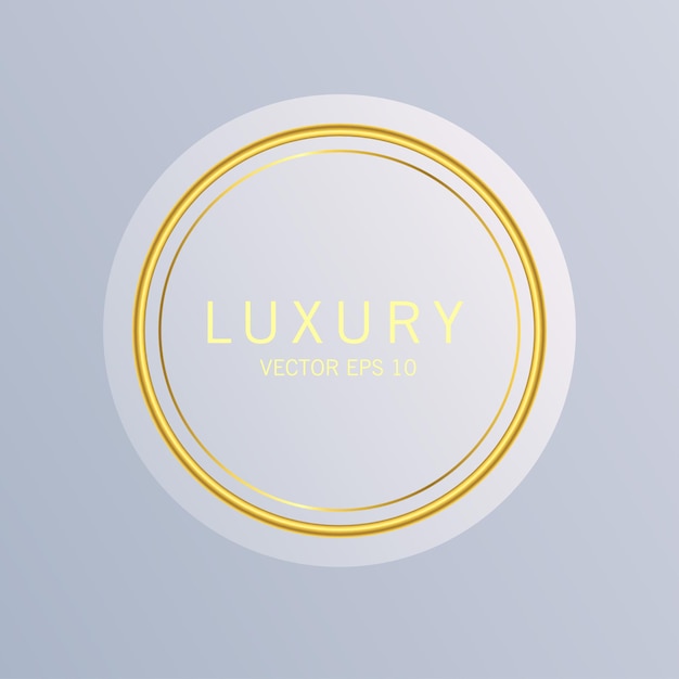 Gratis vector luxe premium gouden badge labels collectie vectorillustratie