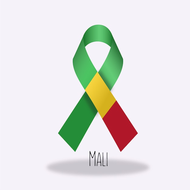 Mali vlag lint design