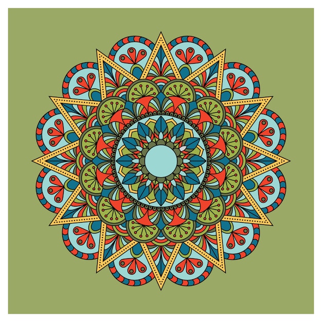 Mandala achtergrond ontwerp