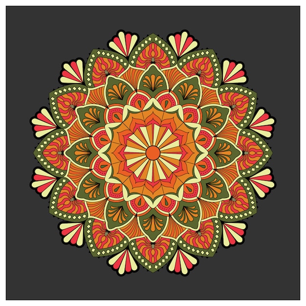 Mandala achtergrond ontwerp