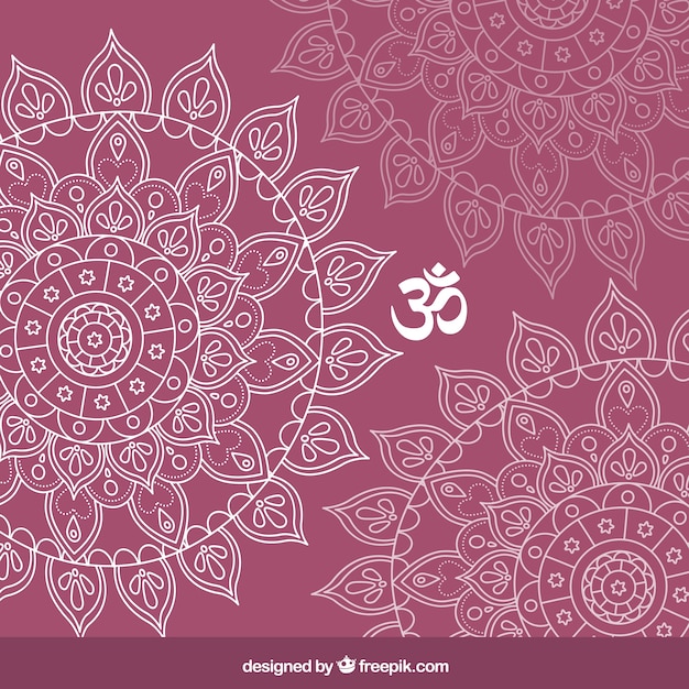 Mandala achtergrond ontwerp