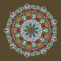 Gratis vector mandala illustratie