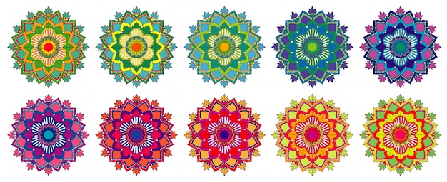 Mandala ontwerp geïsoleerd