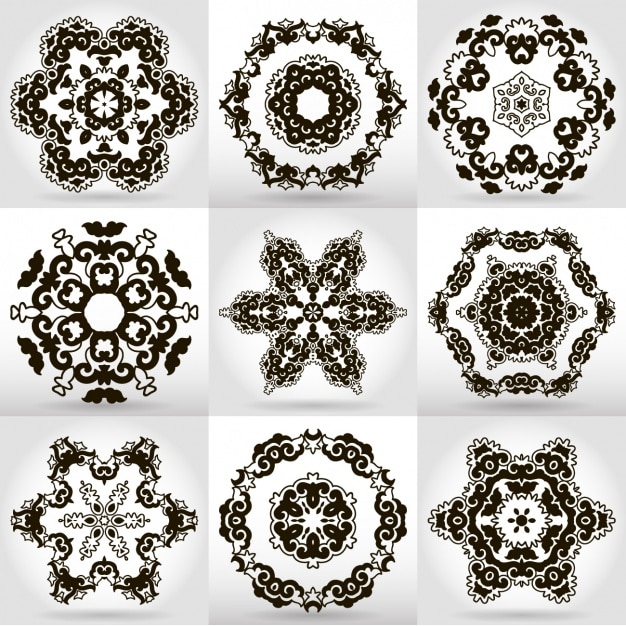 Mandala ontwerpt collectie