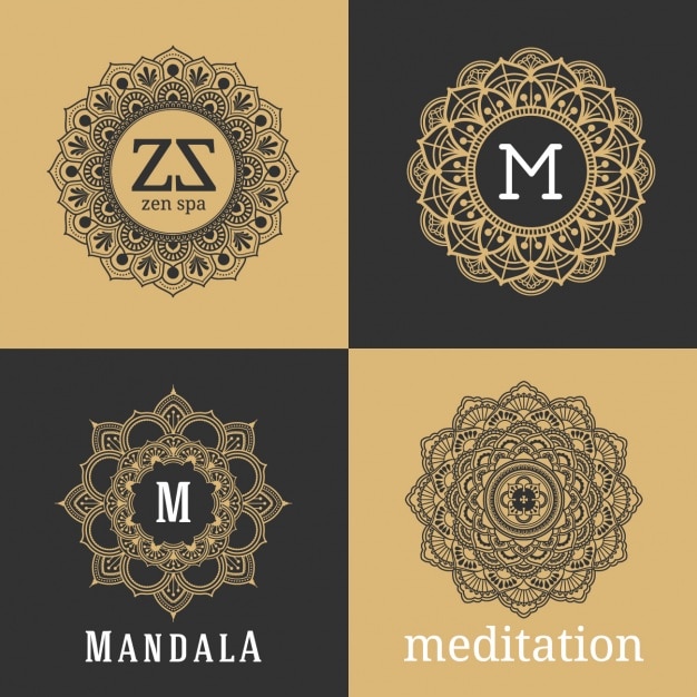 Mandala ontwerpt collectie