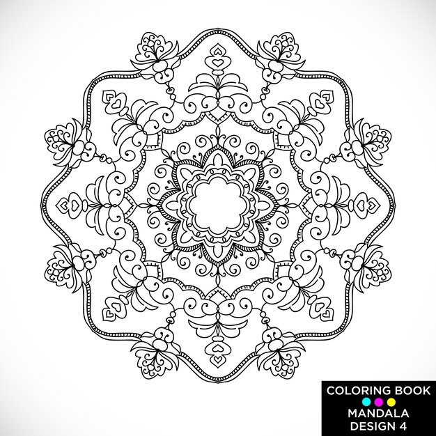 Mandala ornament ontwerp