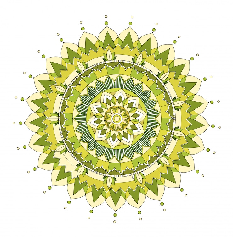 Gratis Vector mandala patronen