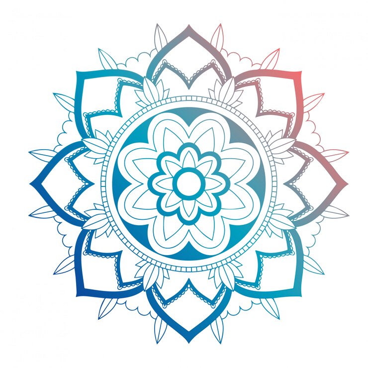 Gratis Vector mandala patronen