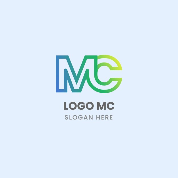Mc bedrijfslogo ontwerp