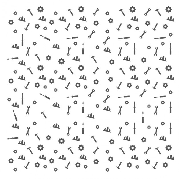 Mechanische hulpmiddelen Naadloos Patroon