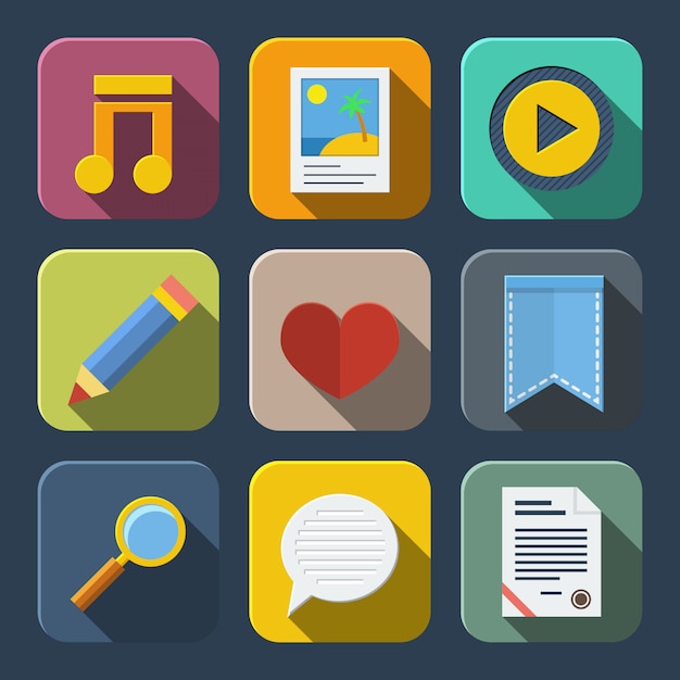 Media iconen pack