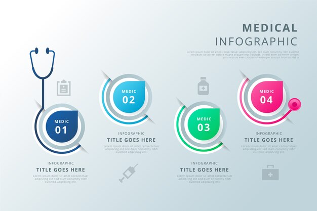 Medisch infographic concept