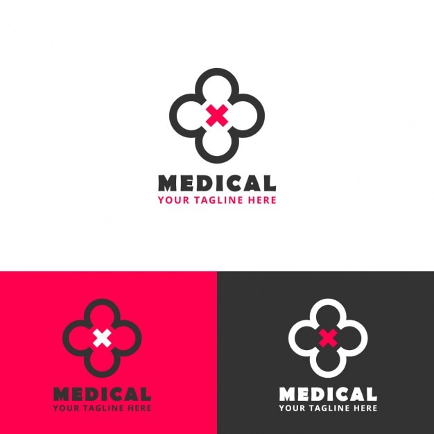 Gratis vector medisch kruis logo