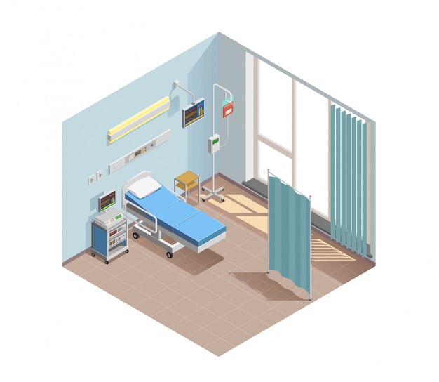 Medische apparatuur kamer illustratie