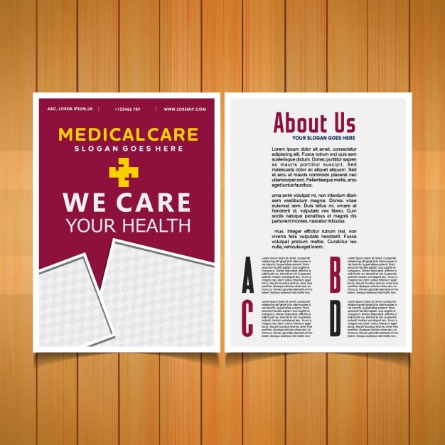 Medische brochure template