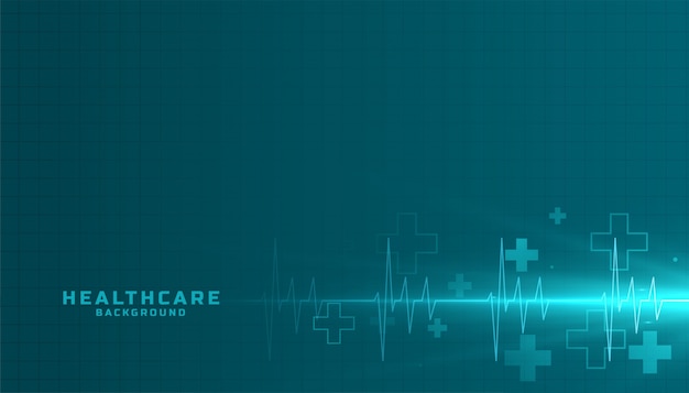 Medische en gezondheidszorg achtergrond met cardiograaf lijn