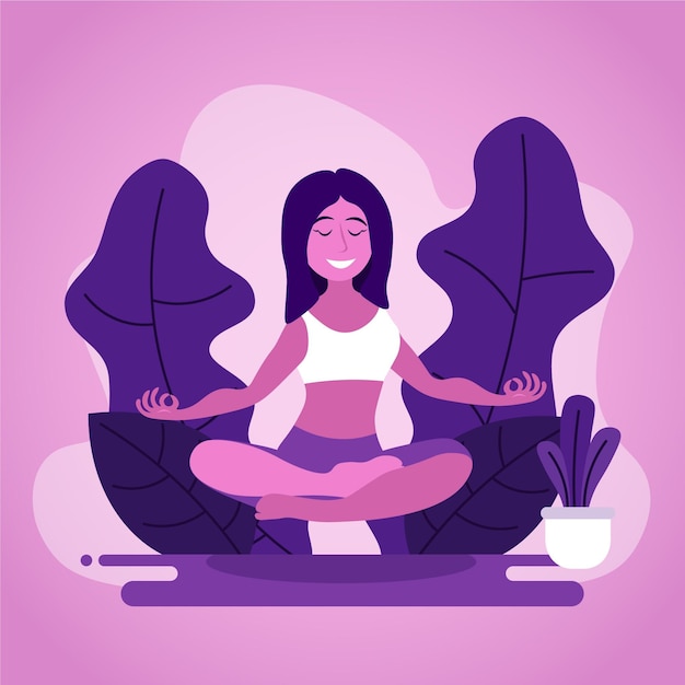 Meditatie concept