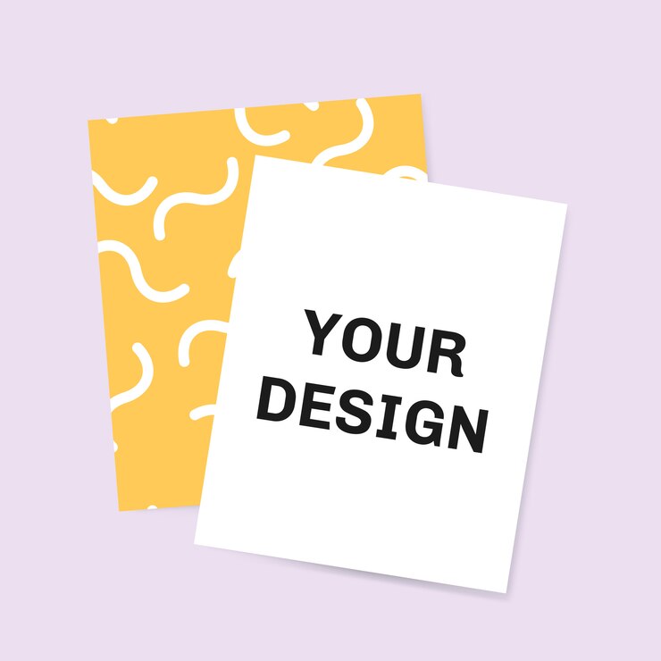 Gratis Vector memphis patroon mockup collectie