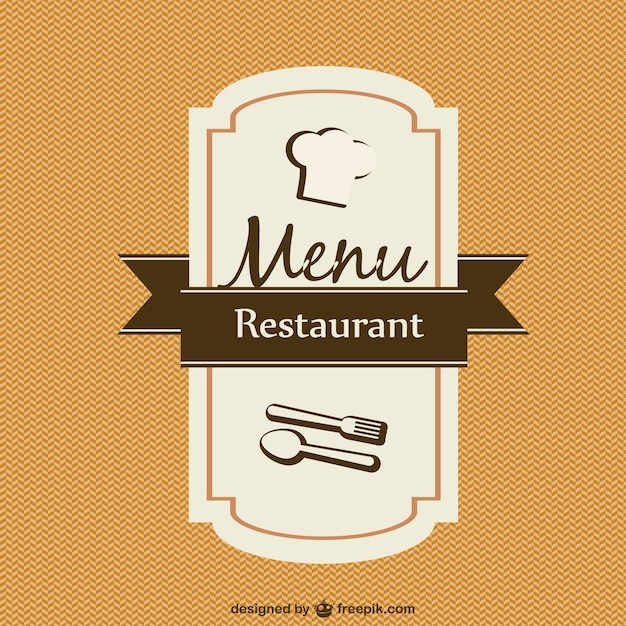 Gratis vector menukaart template vector