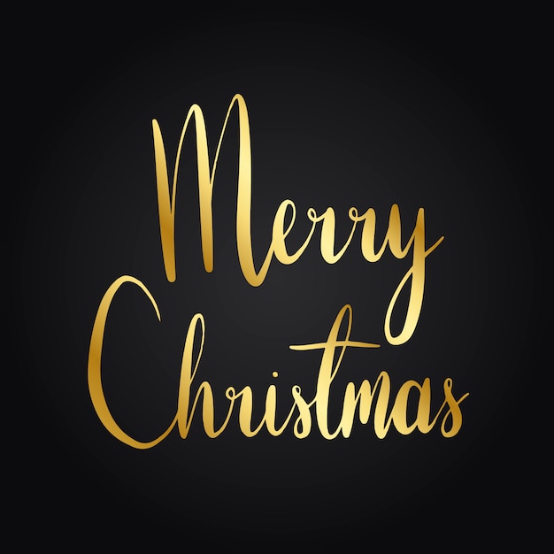 Merry Christmas typografie stijl vector