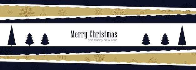 Merry christmas wenskaart voor banner vector