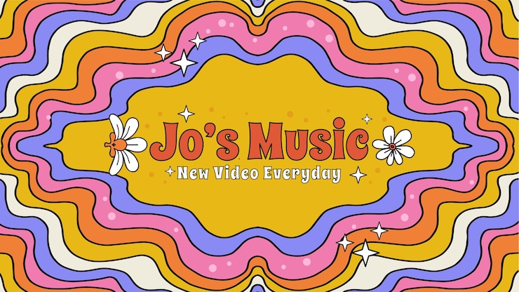 Gratis Vector met de hand getekend groovy psychedelisch youtube-kanaal