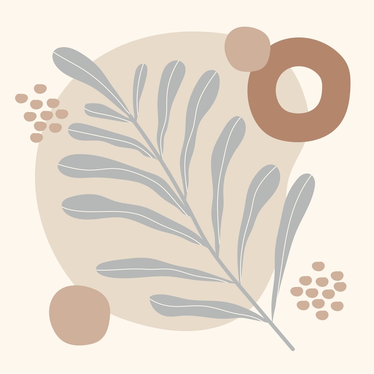 Gratis Vector met de hand getekende achtergrond met zachte aardtonen