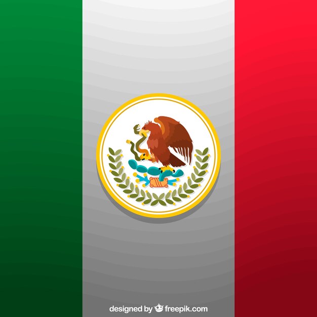 Mexicaans vlagontwerp als achtergrond