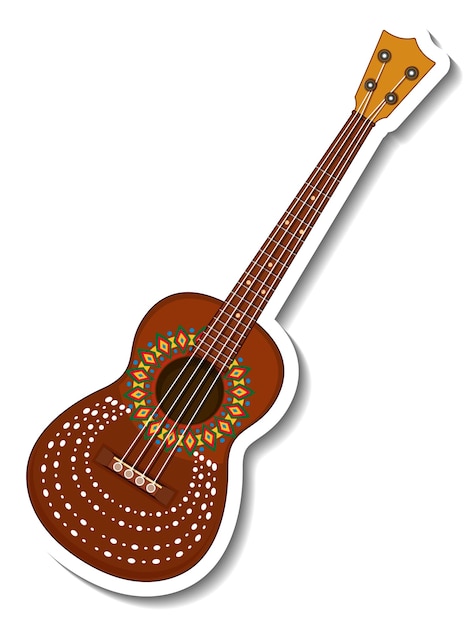Mexicaanse gitaar muziekinstrument cartoon