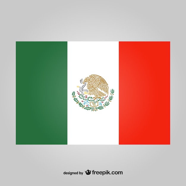 Mexicaanse vlag vector